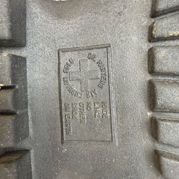 Dr. Martens Lace Up Loafers Chunky Brown Leather Y2K Women’s 11 Men’s 10 Vintage - Picture 13 of 15